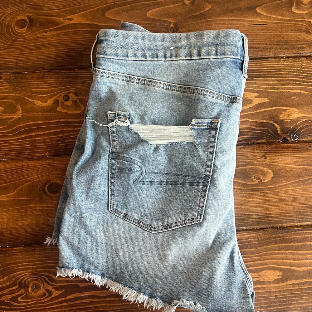 American Eagle Outfitters Light Blue Denim Shorts